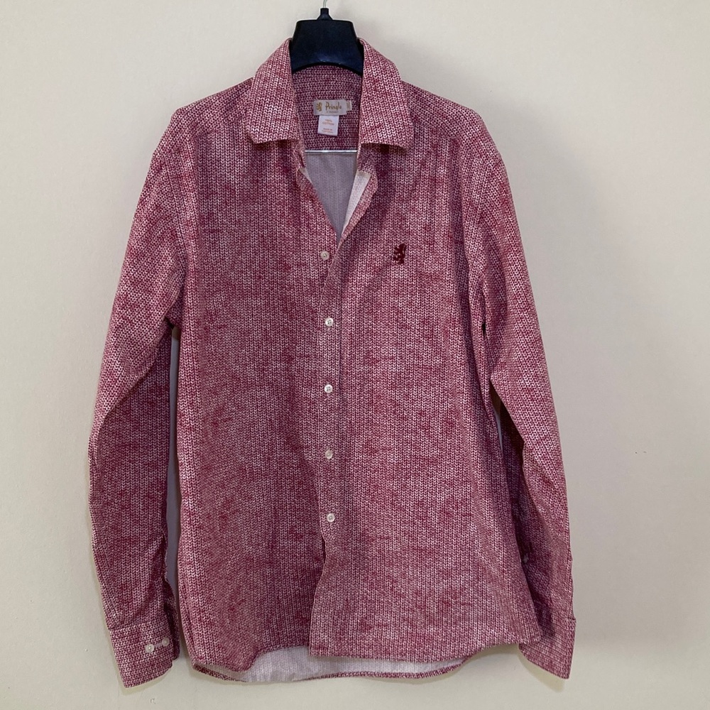 PRINGLE | 100% Cotton Button-Down Shirt - Size 16½" Neck